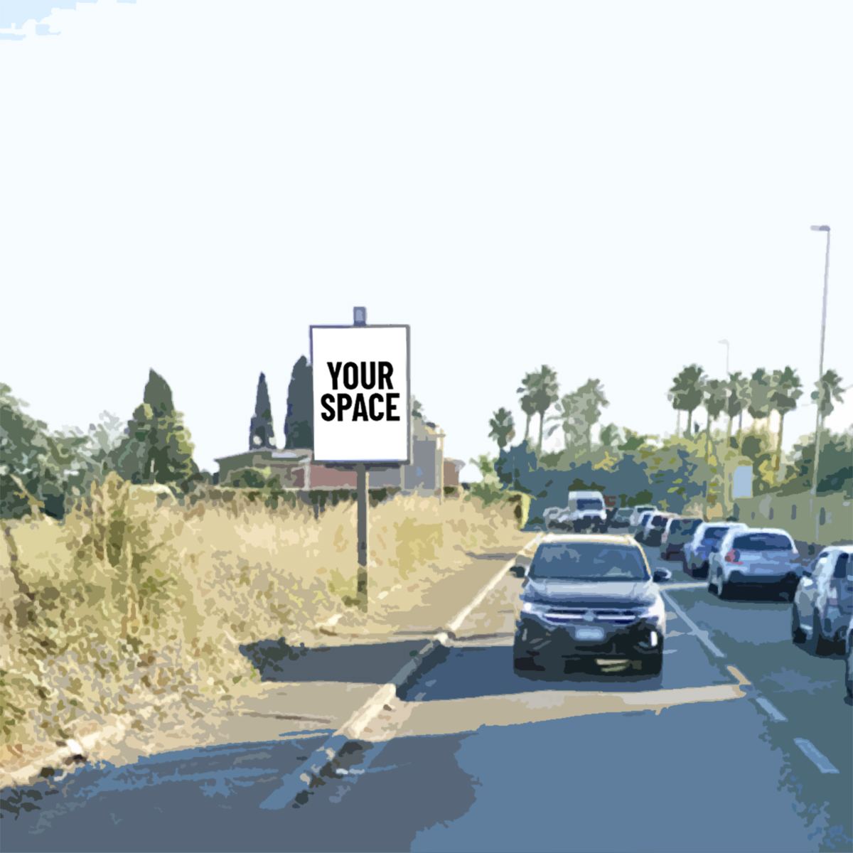 SPAZIO PUBBLICITARIO 200 x 140 Via Nazareth (ROMA) Dal 22/10/2026 al 21/10/2027 365 giorni